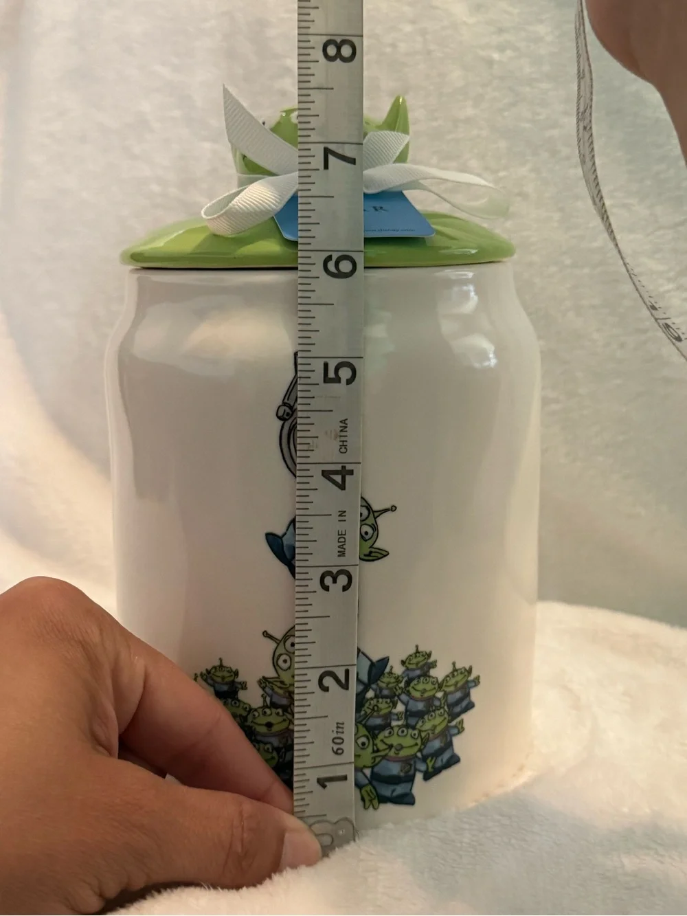 Rae Dunn x Toy Story White Ceramic Double-sided Jar I HAVE BEEN CHOSEN - NWT